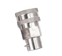Adaptador de conexión rápida 3/8 para lavadora a presión karcher - Acoplamiento de manguera de acero inoxidable robusto antienredos para lavado a presión (B)