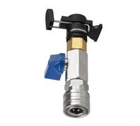 Adaptador de conexión rápida M22 de 14 mm con válvula de bola de latón para lavadora a presión Karcher serie K, ajuste de alta presión de 4000 psi y control de flujo de manguera de jardín (14 válvulas