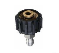 Adaptador de conexión rápida para lavadora a presión M22 14 mm 15 mm hembra a /4 3/8 pulgadas macho QD conector de manguera de alta presión para pulverización para piezas de acero inoxidable y latón