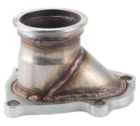 Adaptador de conversión de brida con 5 pernos y sistema de cierre tipo "V" para tubo de escape turbo, compatible con modelos Subaru Forester XT de los años 2004 a 2008