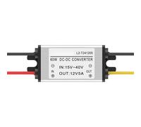 Adaptador de corriente DC de 24 V a 12 V, convertidor reductor ajustable, módulo regulador de voltaje con salida estable, accesorio electrónico automotriz, equipo de alimentación con concepti