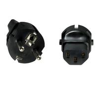 Adaptador de Corriente SCHUKO St./Dispositivos BU frío. IEC 60320 C13, YL de 2212