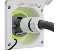 Adaptador de depósito de agua para autocaravana,Tapa de depósito de agua con doble conexión Gardena (adaptador para tapa de depósito de 3 pines, D: 68)