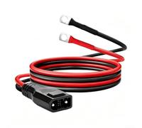 Adaptador de entrada CC de 5 pies 50 A para aire acondicionado EcoFlow Wave | Núcleo de cobre puro de 8 AWG, caída de bajo voltaje, transmisión estable, carga eficiente, para una construcción duradera