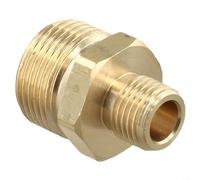 Adaptador de espuma de nieve para lavadora a presión, accesorio de conexión rápida de latón para Karcher para serie K y para lanza BOSCH, conector de manguera de jardín (E)