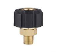 Adaptador de espuma de nieve para lavadora a presión, conexión rápida de latón para Karcher para serie K y para lanza BOSCH, conector de manguera de jardín (C)