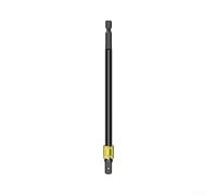 Adaptador de Extensión 1/4 3/8 1/2 Pulgadas para impacto Adaptador(black 6.35mm)