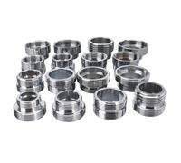 Adaptador de grifo de cocina 16 18 20 22 24 26 28mm a conector M22 aireador de cocina burbujeador grifo de agua accesorio de rosca de conversión Male-G1l2 To M22