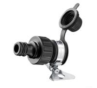 Adaptador de grifo para lavadora a presión Kärcher de conexión rápida compatible con tuberías de agua de 4 pulgadas y 5 pulgadas, construcción estable de ABS, ligero, portátil, 31 mm de diámetro, 62