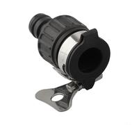 Adaptador de grifo sin rosca para Karcher 2.645-256.0, adaptador de manguera con rosca de ala de acero inoxidable, para grifos sin rosca de interior, conector de riego de jardín con sistema de clic