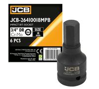 Adaptador de impacto 3/4' 18mm (hexagonal)