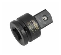 Adaptador de impacto, Awtools, modelo Black Line 3/4" a 1", ideal para ampliar el tamaño de conexión en herramientas de impacto, alta resistencia, uso profesional e industrial