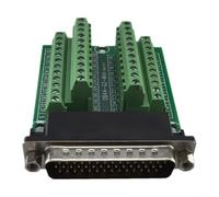 Adaptador de interfaz de bloque de terminales PCB con pin macho DB44-G2 para protocolos de comunicación industrial y cableado de bus de campo (tipo tuerca)