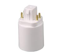 Adaptador De Lámpara De Luz Led Gx24q a E27 Convertidor De Portalámparas Adaptador De Portalámparas De 4 Pines Convertidor De Gx24q a E27 De Base De Lámpara