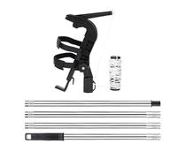 Adaptador de lata de aerosol, adaptador de rociador ajustable de largo alcance, barra de extensión de pulverización de , para jardín, patio, parque, granja, pintura exterior, pintura, árbol, hoja