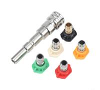 Adaptador de lavadora de alta presión con accesorio de acero inoxidable de 1/4 pulgadas para lavadoras a presión NILFISK