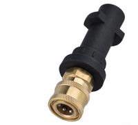 Adaptador de lavadora de alta presión para Karcher K2-K7 a 1/4 de conexión rápida - Conector de boquilla de latón y acero inoxidable para espuma
