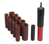 Adaptador de lijado de tambor de goma para taladro eléctrico compatible con múltiples tipos de taladro para madera, metal, plástico y lijado de piedra