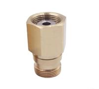 Adaptador de limpiador a presión M22-14 hembra a M22-15/16 para Kärcher, latón para acoplamiento rápido, conexión roscada para manguera de lavado a presión y pistolas de espuma, resistente y estanco