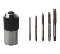 Adaptador de llave de grifo versátil de 3/8 para roscas de fontanería y máquina, abrazadera ajustable para zonas estrechas (6 piezas)