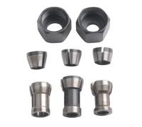 Adaptador de mandril de recortadora 8 piezas 6 35 mm 8 mm para aplicaciones de enrutador eléctrico (6 piezas)