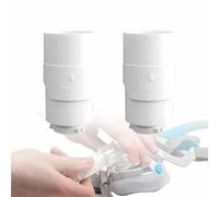 Adaptador de manguera compatible con AirMini, Conector de tubo respiratorio, 2 piezas (blanco)
