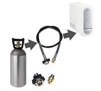 Adaptador de manguera de alta presión de 1,0 m para botellas de CO2 más grandes, adecuado para aireadores Grohe Blue Home de la manguera de CO2