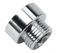 Adaptador de manguera de ducha de 3/4 a /2 pulgadas, conector reductor hembra a macho, accesorio de ducha de latón para cabezal fijo y conexión de mezclador de manguera flexible (1 unidad)