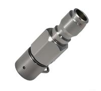 Adaptador de manguera de lavado a presión 3/8 de conexión rápida para Karcher para lavor para nilfisk - Fugas de acero inoxidable para ajuste a prueba de sistemas de limpieza de alta presión (C)