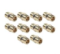 Adaptador de manguera macho para herramientas de aire de latón macho, conector compresor de pulgadas, conector rápido de 1/4, paquete de 10 unidades, línea de aire y agua Plus para aceite