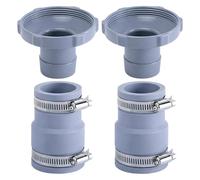 Adaptador de manguera para piscina, juego de adaptadores de manguera de vacío para conexión a prueba de fugas, conexión rápida, accesorios para skimmer de piscina, conector de skimmer