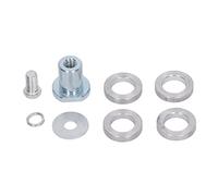 Adaptador de Máquina Ranuradora Variable, Kit de Amoladora Angular M10, Aleación de Aluminio, Color Plata