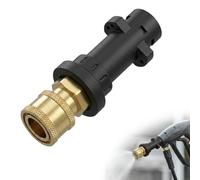 Adaptador de Pistola Lavadora a Presión para Kärcher K Series K2 K3 K4 K5 | Adaptador Limpiador Alta Presión Conector,para Karcher con Latón Hembra 1/4 Pulgadas Conexión Rápida para K6 K7