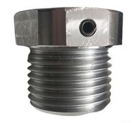 Adaptador de portabrocas de torno de madera de acero inoxidable, convertidor de rosca de husillo de 1 pulgada x 8 TPI a 1-1/2-8 TPI para herramientas y accesorios de torneado de madera
