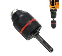 Adaptador de portabrocas SDS a 1/2 - Conversión SDS Plus para brocas y brocas | Adaptador seguro y resistente, reemplazos de taladro fáciles, perfecto para martillos de albañilería y carpintería