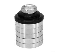 Adaptador de ranurado M10 para amoladora angular M14 convierte 100 herramientas de 125 230 mm en máquina de corte longitudinal de metal plateado soporta 4 cuchillas roscadas, fácil de instalar para