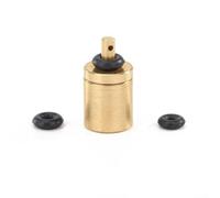 Adaptador de recarga de gas para recipiente de butano, conector de cilindro de estufa de latón para llenar largo desde tanque plano, herramienta de válvula de inflado de cobre para camping, senderismo