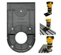Adaptador de riel guía de enrutador compatible con recortadora Dewalt para sierra de inmersión DCW604NT DCW600N D26204K