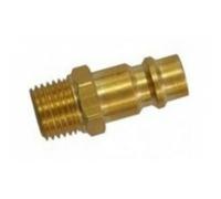 Adaptador de rosca externa para acoplador rápido 1/4' (latón)