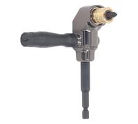 Adaptador de Taladro, Accesorio de Taladro en ángulo Recto, Acero de Aleación de Cromo Vanadio, Accesorio de Taladro Eléctrico de 90 Grados con Mango