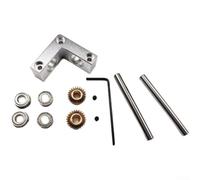 Adaptador de taladro de 90 grados para mini rotador de ángulo recto, caja de engranajes 1:1 para eje de 4 mm y 5 mm, destornillador de esquina de aleación de aluminio para espacios estrechos