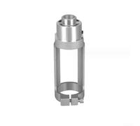 Adaptador de taladro de agujero cuadrado, soporte de fijación para taladros eléctricos manuales, junta de mortaja de aleación de aluminio, compatible con 38-43 mm de diámetro, carpintería plateada