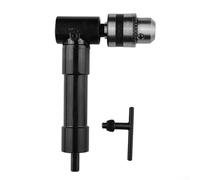 Adaptador de taladro de ángulo recto de 90 grados con cabezal de conversión de portabrocas de tres mandíbulas para taladros eléctricos de vástago de 0,8 a 10 mm y herramientas de trabajo de metal
