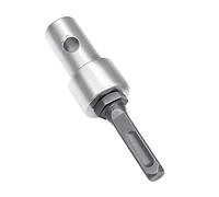 Adaptador de taladro de jardín sin llave, adaptador SDS-Plus a rosca de 1/2 pulgada (M13 x 15 mm) vástago redondo para taladro percutor