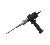 Adaptador de taladro eléctrico a martillo, accesorio de herramienta eléctrica de metal con mango antideslizante y tornillos laterales, accesorio de perforación de hormigón de taller