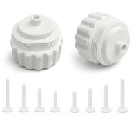 Adaptador de termostato M28 a M30 x 1,5 mm para corazón, Comap y más. - Termostato para radiador, Adaptador de válvula de radiador/válvula de calefacción - Juego de 2