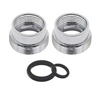 Adaptador De Toque De Metal, M16mm-22mm, 2PCS Adaptador De Grifo Del Conector Del Aireador De Grifo Para Ahorro De Agua De La Cocina, Filtrado Femenino