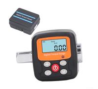 Adaptador digital para probador de par de torsión de 1/2, rango de medición de 6 a 200 Nm, retroiluminación LCD grande, 4 unidades conmutables, pitido para herramienta de calibración de llave
