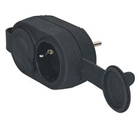 ADAPTADOR DOBLE CON TAPA IP44 16A-230 V