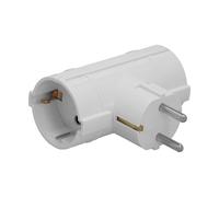 Adaptador doble schuko 16 a 250 v.